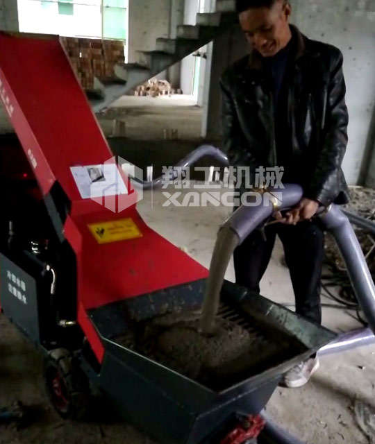 【客戶反饋】二次結(jié)構(gòu)澆筑泵使用現(xiàn)場(chǎng)